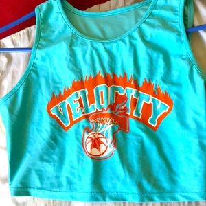 Vibrant Velocity Crop Top